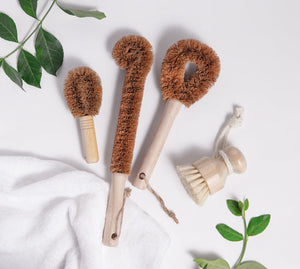 Natural Bristle Scrub Brushes - Zero Waste